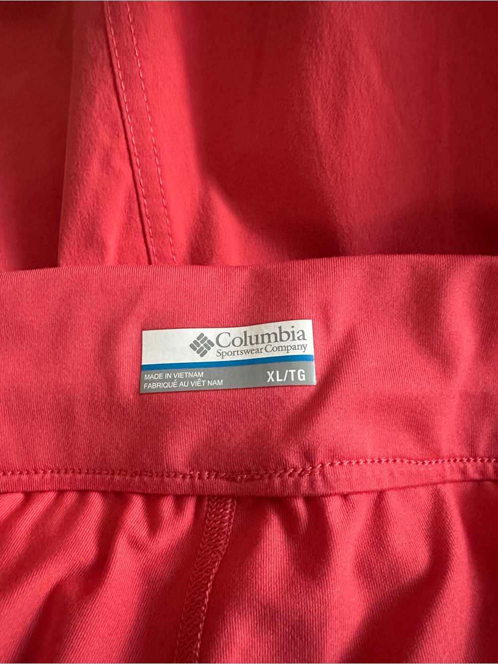 Columbia Poppy Red/Orange Athletic All Seasons Ruched Skort - Picture 4 of 4